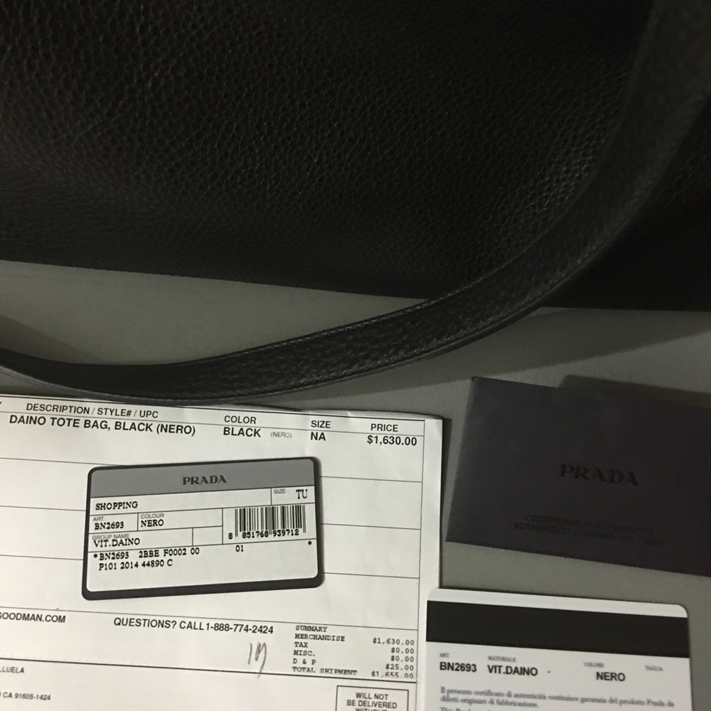 Black Prada Bag - Picture 5 of 5